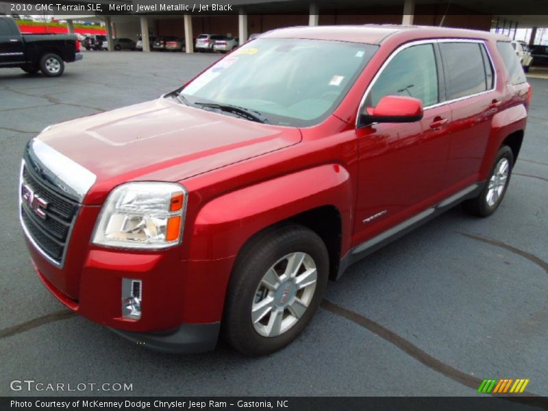 Merlot Jewel Metallic / Jet Black 2010 GMC Terrain SLE