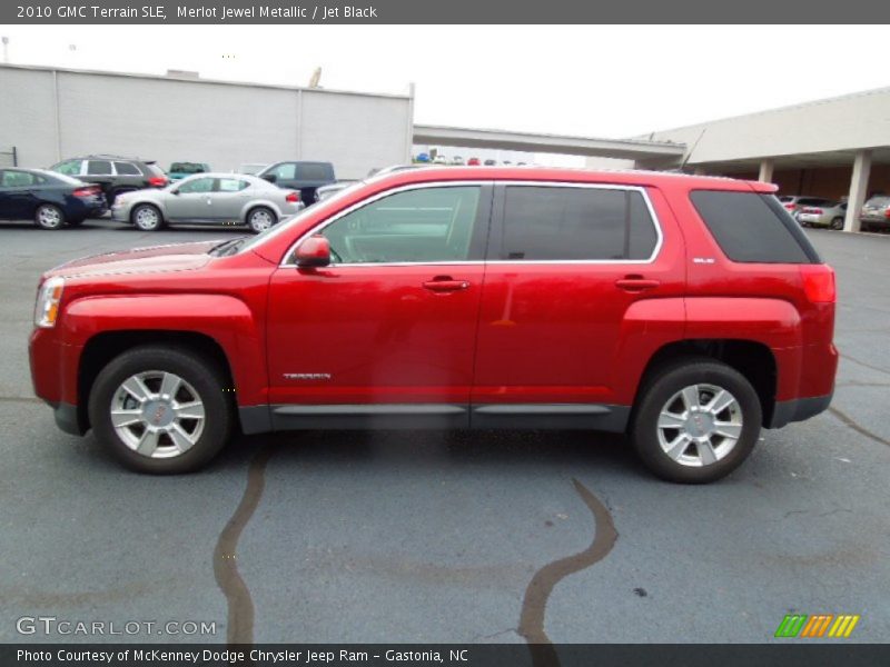 Merlot Jewel Metallic / Jet Black 2010 GMC Terrain SLE