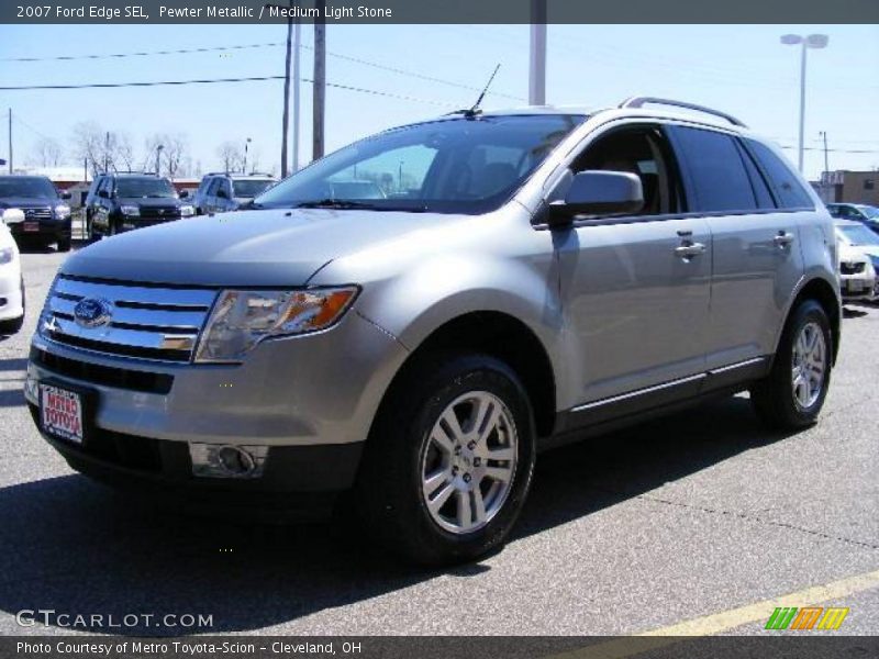 Pewter Metallic / Medium Light Stone 2007 Ford Edge SEL