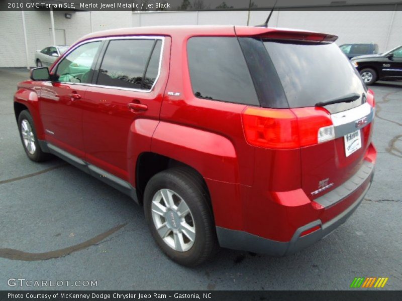 Merlot Jewel Metallic / Jet Black 2010 GMC Terrain SLE