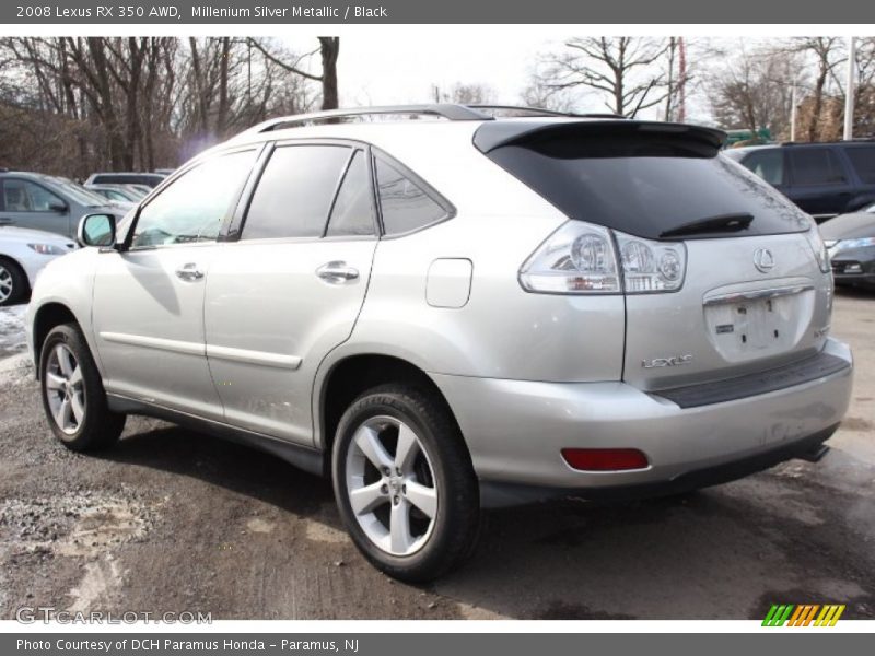 Millenium Silver Metallic / Black 2008 Lexus RX 350 AWD