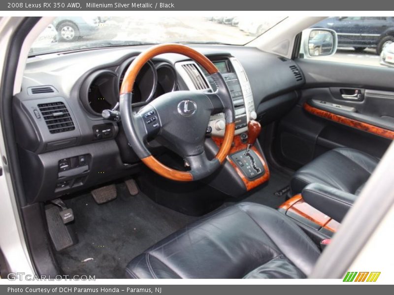 Black Interior - 2008 RX 350 AWD 