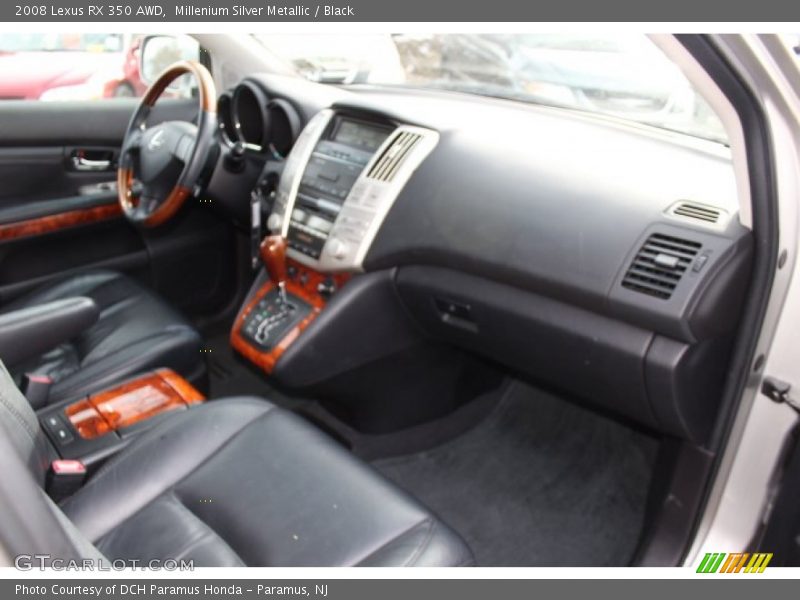 Millenium Silver Metallic / Black 2008 Lexus RX 350 AWD