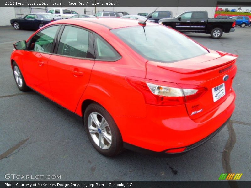 Race Red / Two-Tone Sport 2012 Ford Focus SE Sport Sedan