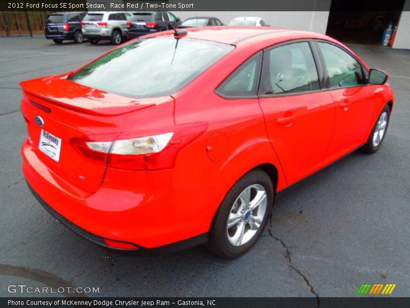 Race Red / Two-Tone Sport 2012 Ford Focus SE Sport Sedan