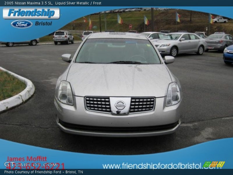 Liquid Silver Metallic / Frost 2005 Nissan Maxima 3.5 SL