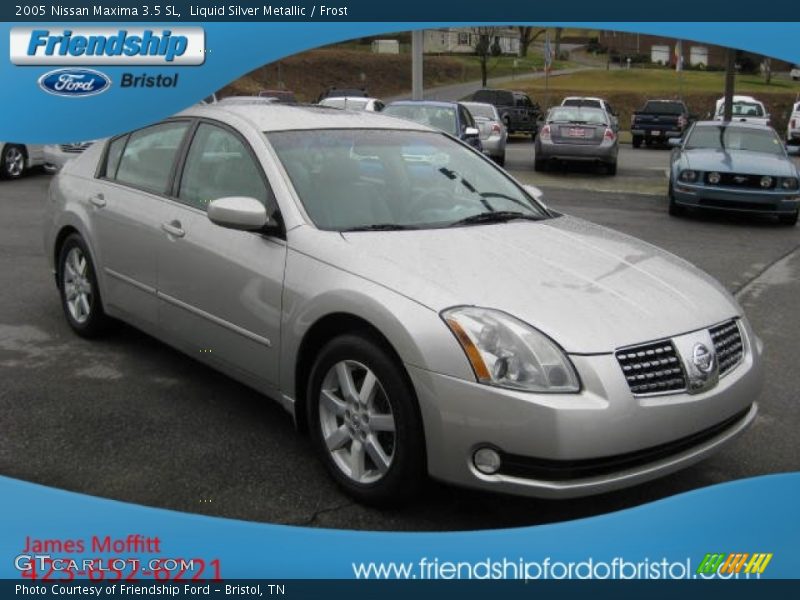 Liquid Silver Metallic / Frost 2005 Nissan Maxima 3.5 SL