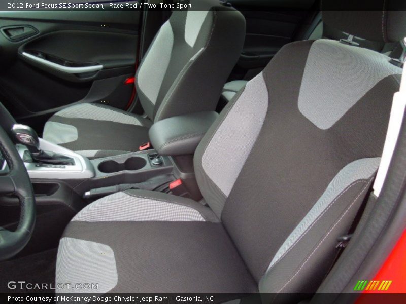 Front Seat of 2012 Focus SE Sport Sedan