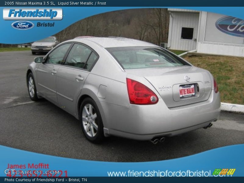 Liquid Silver Metallic / Frost 2005 Nissan Maxima 3.5 SL