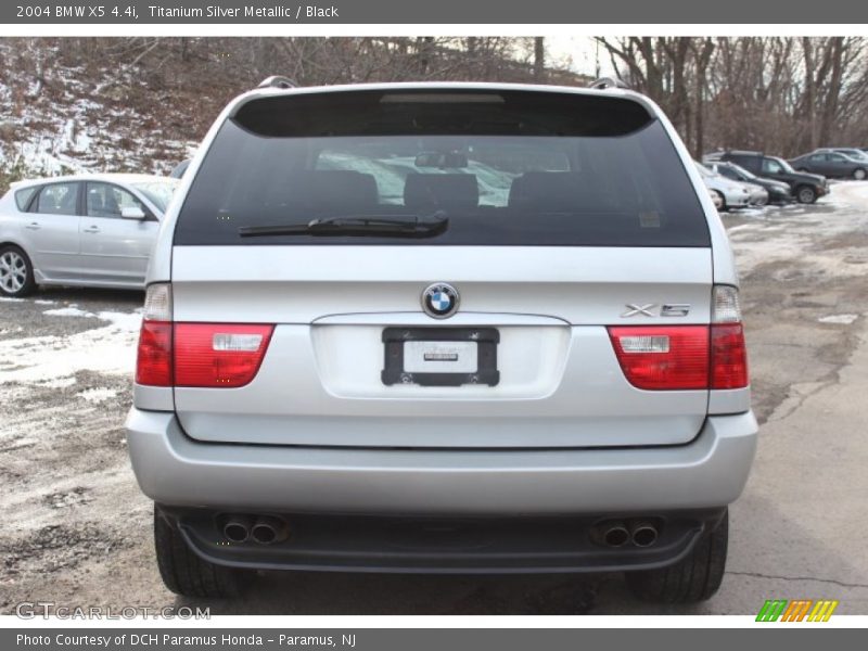 Titanium Silver Metallic / Black 2004 BMW X5 4.4i
