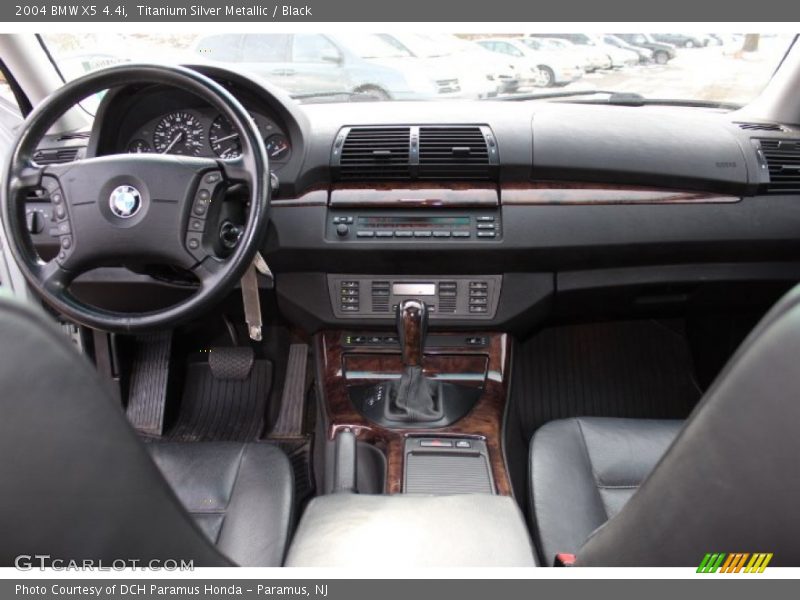 Titanium Silver Metallic / Black 2004 BMW X5 4.4i