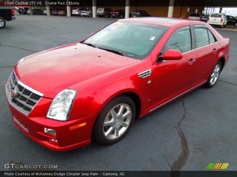 Crystal Red / Ebony 2008 Cadillac STS V8