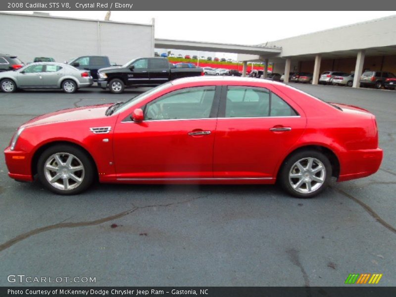 Crystal Red / Ebony 2008 Cadillac STS V8