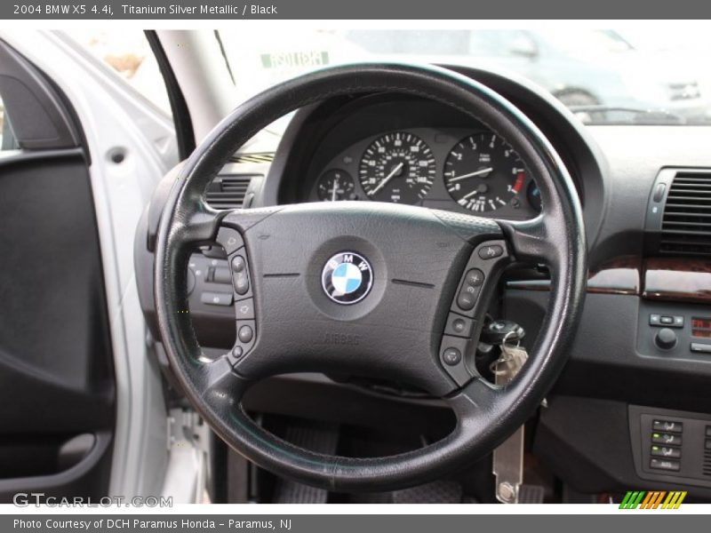 Titanium Silver Metallic / Black 2004 BMW X5 4.4i