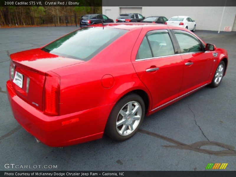 Crystal Red / Ebony 2008 Cadillac STS V8