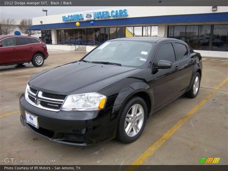 Black / Black 2012 Dodge Avenger SXT