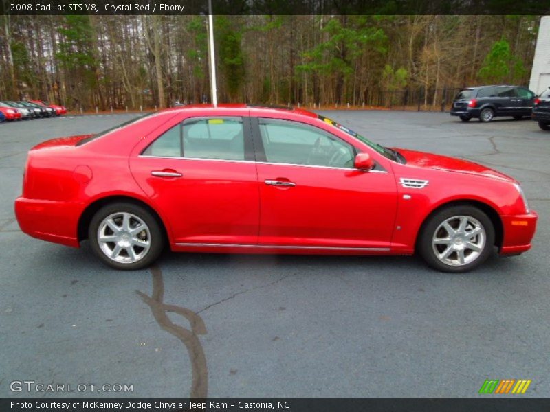 Crystal Red / Ebony 2008 Cadillac STS V8