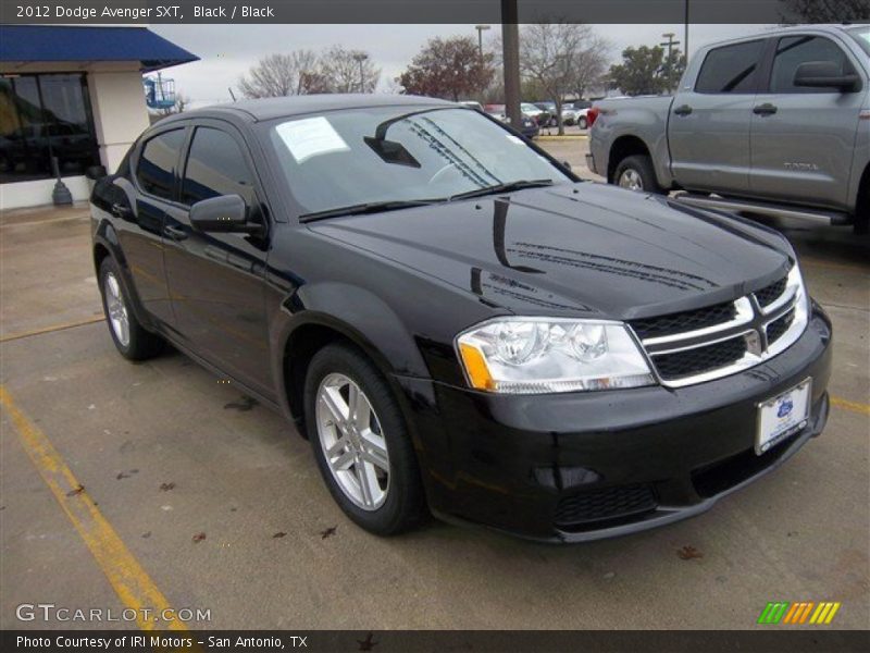 Black / Black 2012 Dodge Avenger SXT