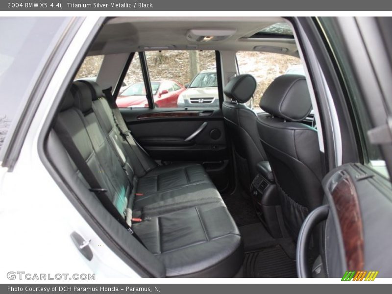 Titanium Silver Metallic / Black 2004 BMW X5 4.4i