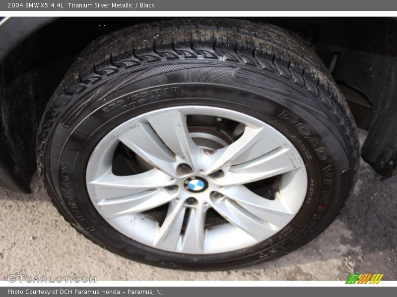 Titanium Silver Metallic / Black 2004 BMW X5 4.4i