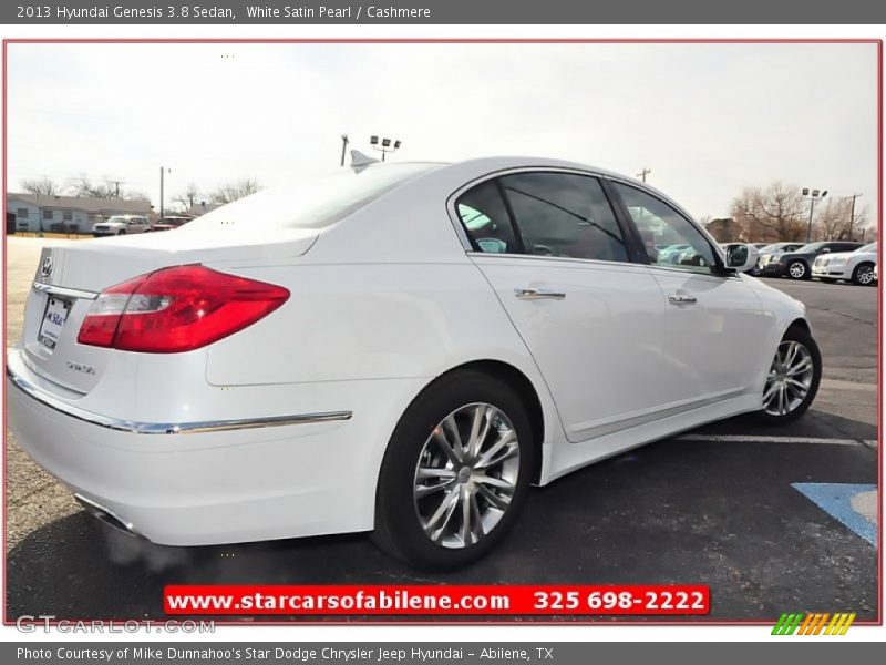 White Satin Pearl / Cashmere 2013 Hyundai Genesis 3.8 Sedan