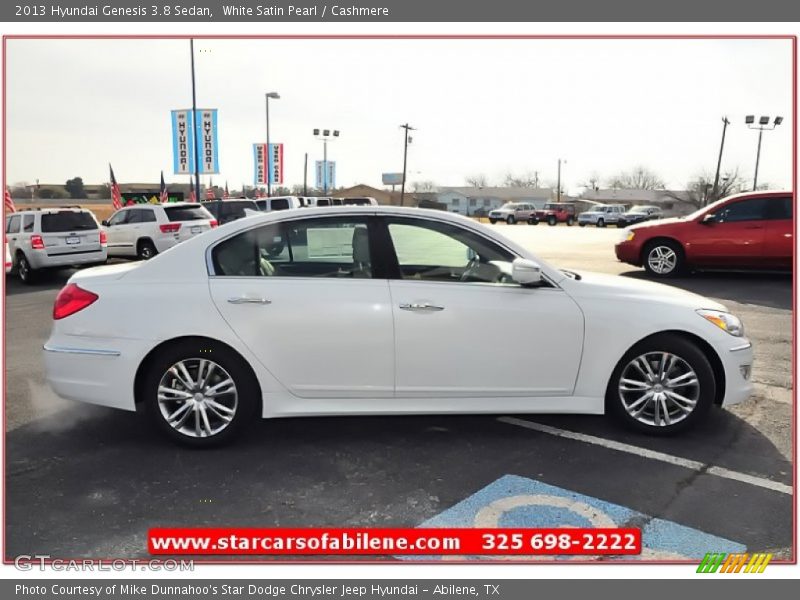 White Satin Pearl / Cashmere 2013 Hyundai Genesis 3.8 Sedan