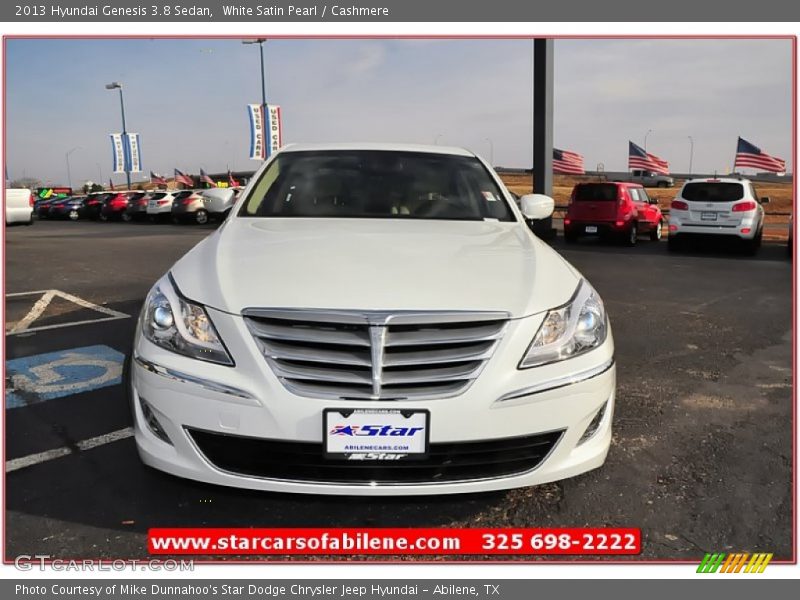 White Satin Pearl / Cashmere 2013 Hyundai Genesis 3.8 Sedan