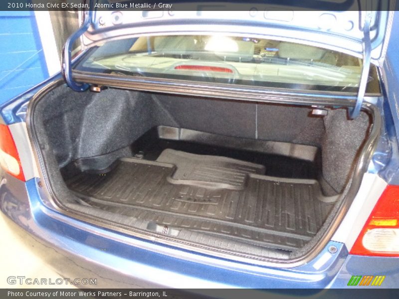 Atomic Blue Metallic / Gray 2010 Honda Civic EX Sedan