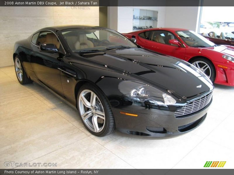 Jet Black / Sahara Tan 2008 Aston Martin DB9 Coupe