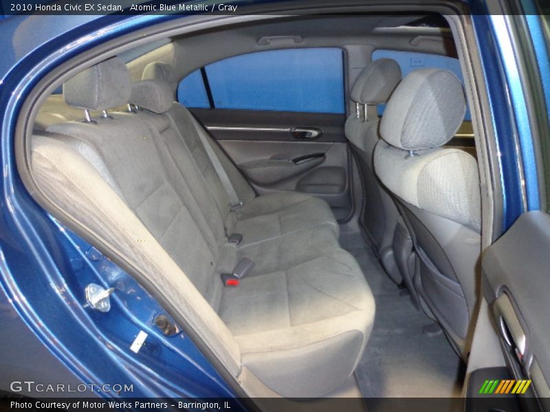 Atomic Blue Metallic / Gray 2010 Honda Civic EX Sedan