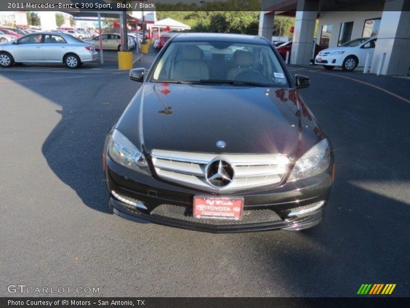 Black / Black 2011 Mercedes-Benz C 300 Sport