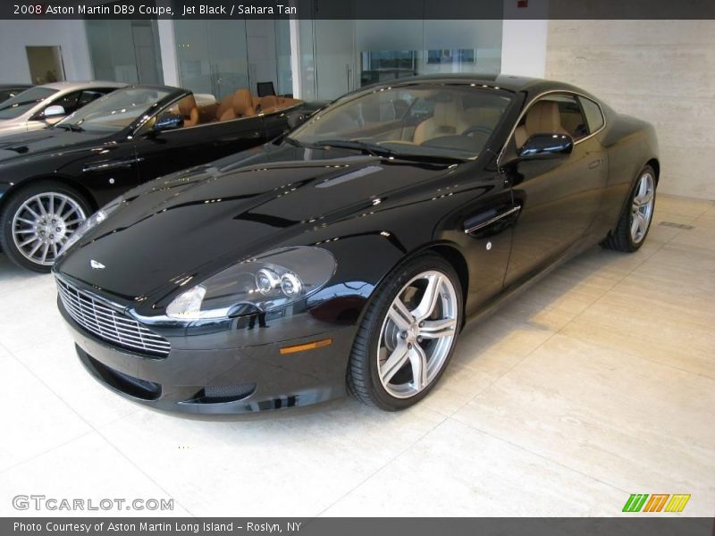 Jet Black / Sahara Tan 2008 Aston Martin DB9 Coupe