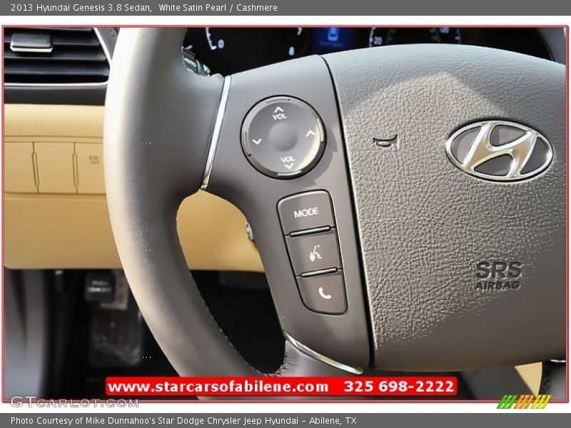 White Satin Pearl / Cashmere 2013 Hyundai Genesis 3.8 Sedan