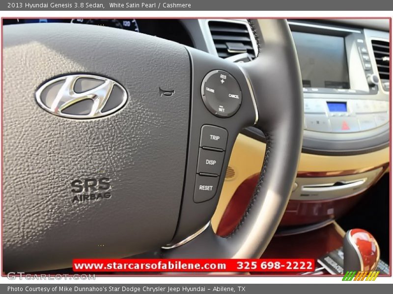 White Satin Pearl / Cashmere 2013 Hyundai Genesis 3.8 Sedan