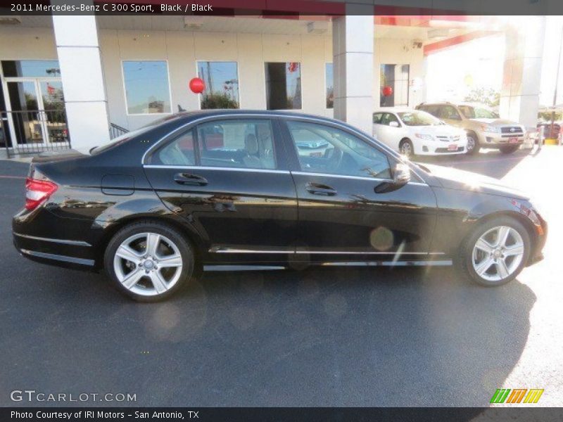Black / Black 2011 Mercedes-Benz C 300 Sport