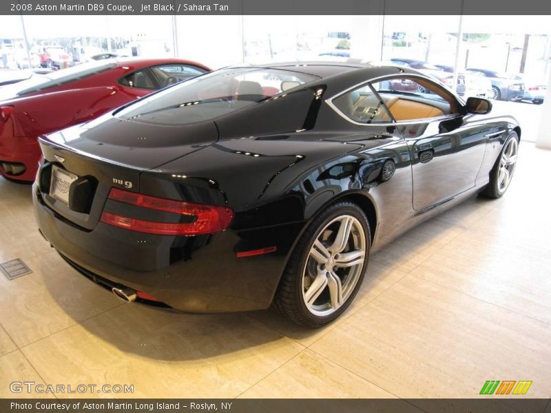 Jet Black / Sahara Tan 2008 Aston Martin DB9 Coupe