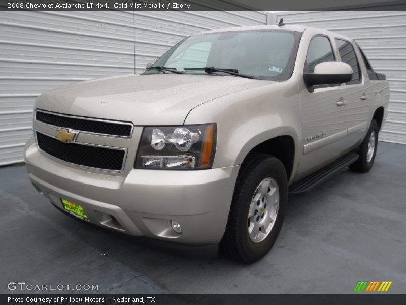 Gold Mist Metallic / Ebony 2008 Chevrolet Avalanche LT 4x4