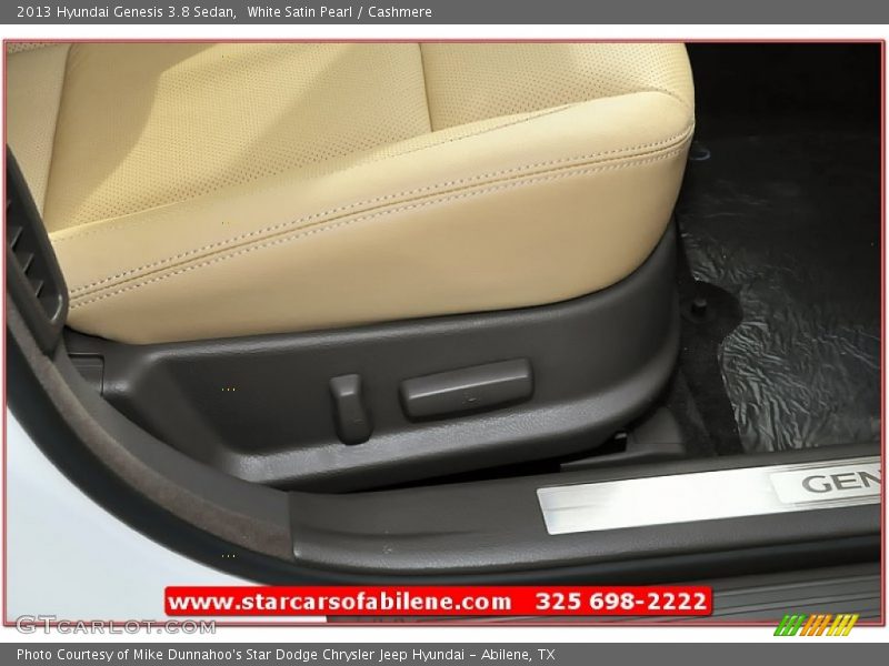 White Satin Pearl / Cashmere 2013 Hyundai Genesis 3.8 Sedan