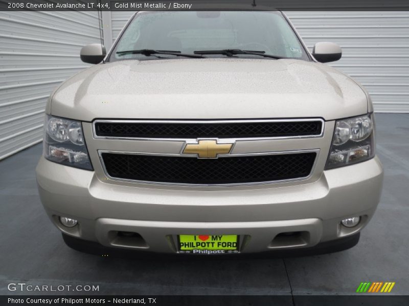 Gold Mist Metallic / Ebony 2008 Chevrolet Avalanche LT 4x4