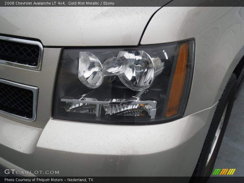 Gold Mist Metallic / Ebony 2008 Chevrolet Avalanche LT 4x4