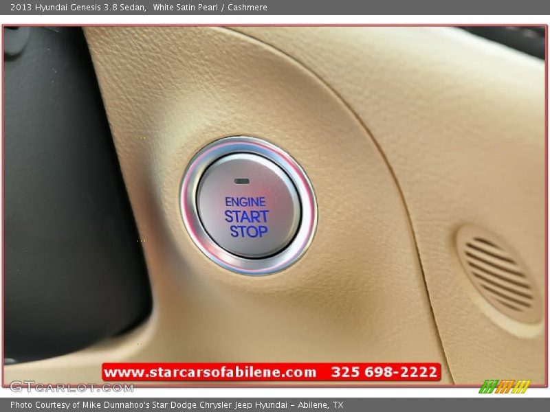 White Satin Pearl / Cashmere 2013 Hyundai Genesis 3.8 Sedan