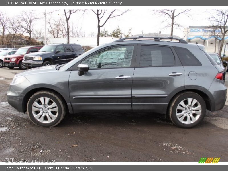 Polished Metal Metallic / Ebony 2010 Acura RDX SH-AWD Technology