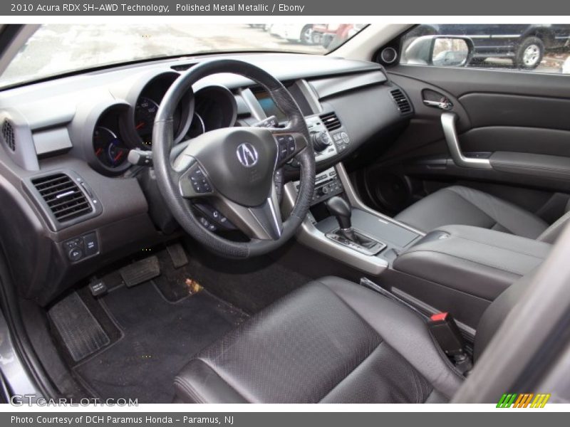 Polished Metal Metallic / Ebony 2010 Acura RDX SH-AWD Technology
