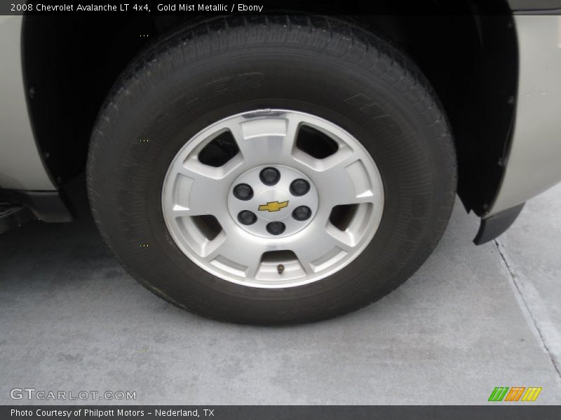 Gold Mist Metallic / Ebony 2008 Chevrolet Avalanche LT 4x4