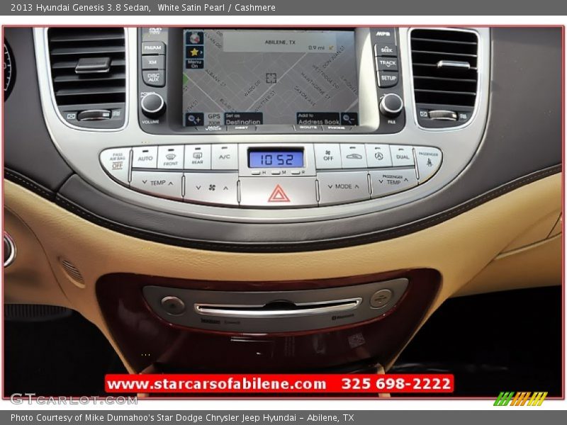 White Satin Pearl / Cashmere 2013 Hyundai Genesis 3.8 Sedan
