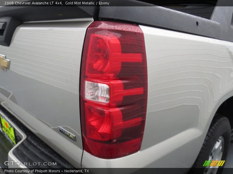 Gold Mist Metallic / Ebony 2008 Chevrolet Avalanche LT 4x4