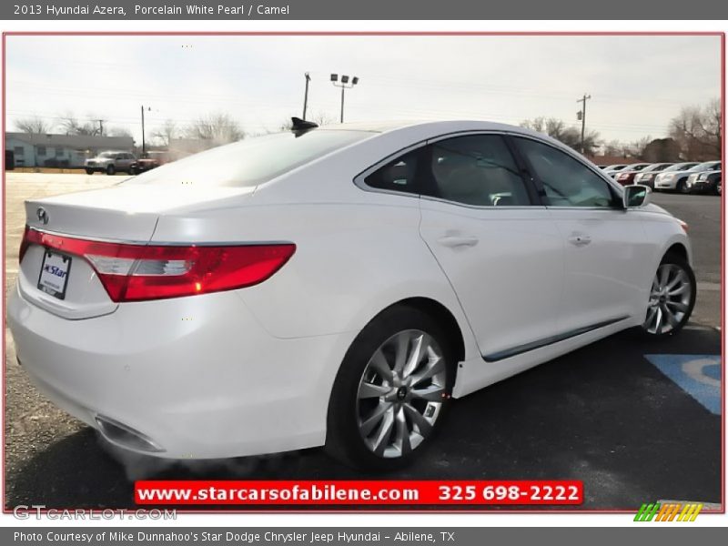 Porcelain White Pearl / Camel 2013 Hyundai Azera
