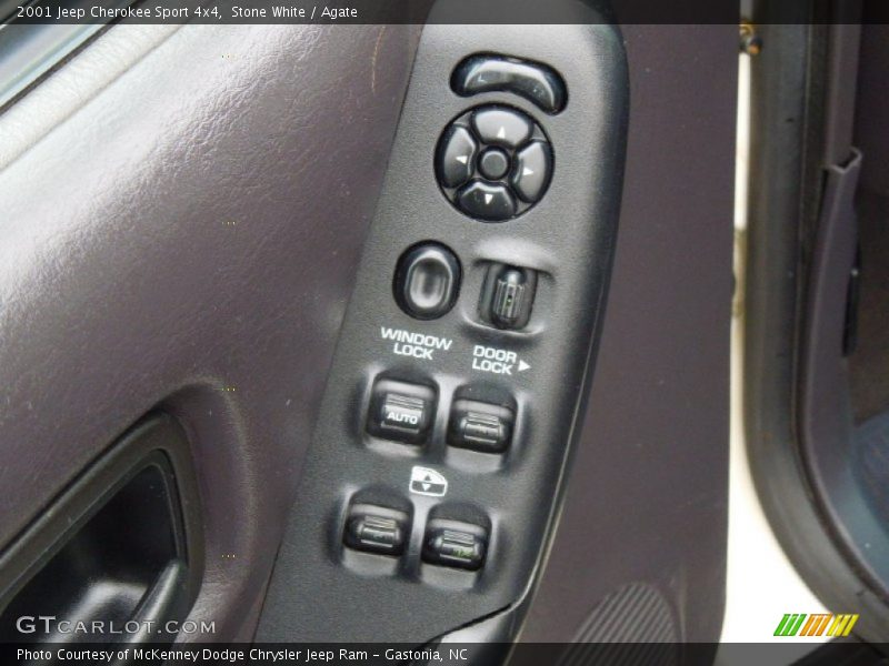 Stone White / Agate 2001 Jeep Cherokee Sport 4x4