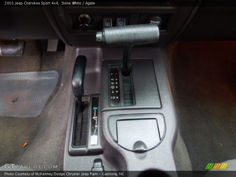 Stone White / Agate 2001 Jeep Cherokee Sport 4x4