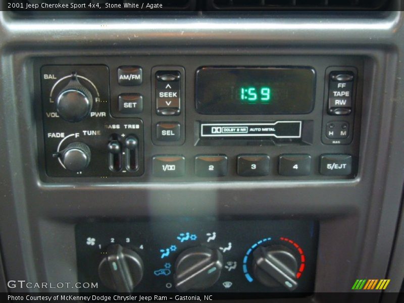 Stone White / Agate 2001 Jeep Cherokee Sport 4x4